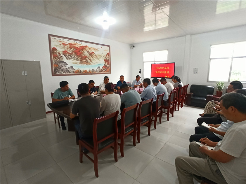 博陽(yáng)機(jī)械“傳承紅色基因，發(fā)揮表率作用”主題黨日活動(dòng)圓