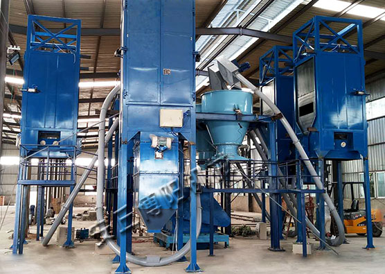 石灰粉噸袋開袋站怎么處理物料袋？