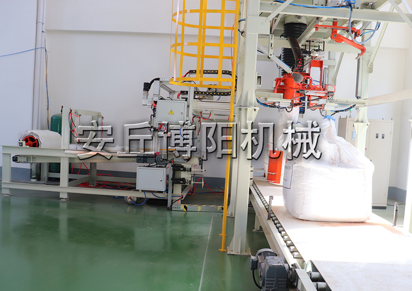 鋰電池粉全自動噸袋包裝機工作流程 粉料全自動定量包裝秤特點