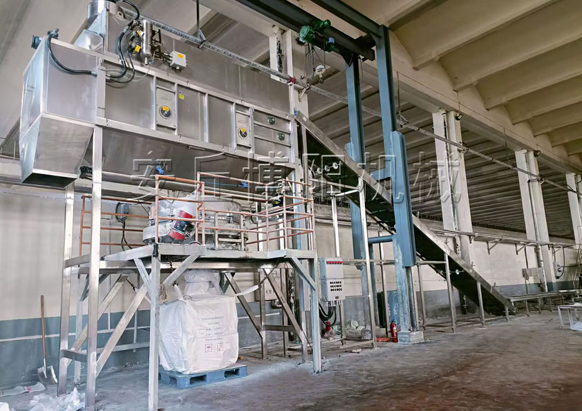 25kg氧化鎂自動(dòng)拆包機(jī) 博陽(yáng)無(wú)塵自動(dòng)拆袋機(jī)特點(diǎn)